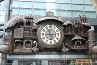 宮崎駿デザインの日テレ大時計