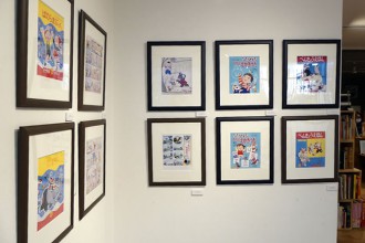 もりやすじ作品展 もぐらの童画部屋