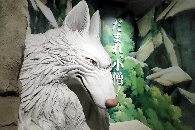 ジブリの立体造型物展