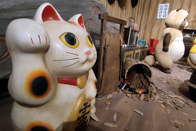 ジブリの立体造型物展