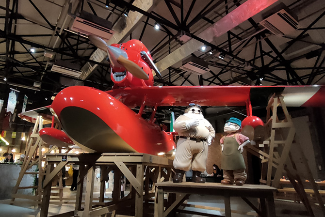 ジブリの立体造型物展