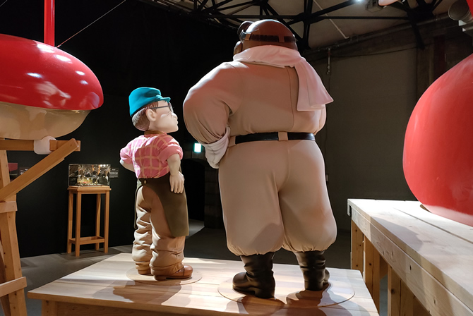 ジブリの立体造型物展